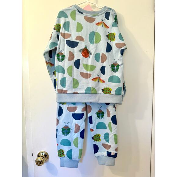 Anise & Ava NWT Kids Kelsey Nature Art Bugs 
Sweatshirt + Jogger Set - Picture 2 of 7